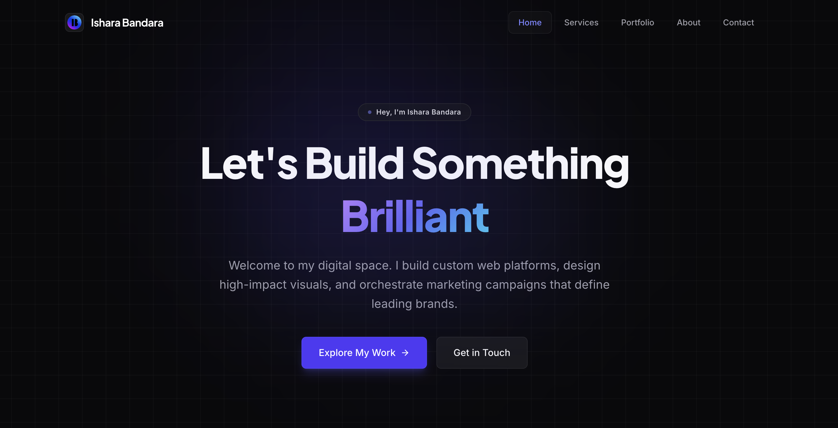 Personal Website Preview